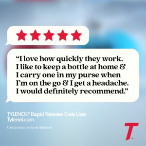 Tylenol Extra Strength Acetaminophen Rapid Release Gels, 290 Ct - Image 7