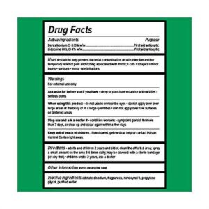 Bactine Max Pain Relieving Cleansing Spray, Maximum Strength First Aid Pain Relief + Antiseptic Spray, 5oz, 2 Pack - Image 3