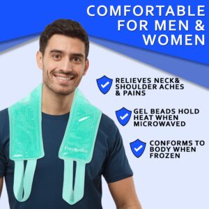 EverRelief Hot or Cold Gel Bead Neck & Shoulder Pain Relief Wrap & Compress (Large) - Image 4