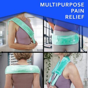 EverRelief Hot or Cold Gel Bead Neck & Shoulder Pain Relief Wrap & Compress (Large) - Image 6