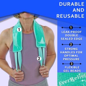 EverRelief Hot or Cold Gel Bead Neck & Shoulder Pain Relief Wrap & Compress (Large) - Image 7