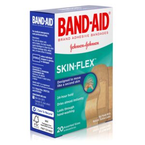 Band-Aid Brand Skin-Flex Adhesive Active Bandages, Assorted, 20 ct - Image 7