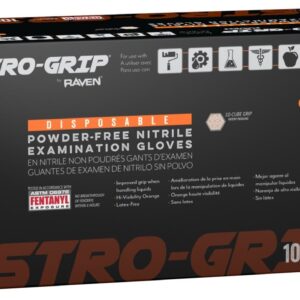 Raven 66550 Nitrile Exam Gloves, 7 mil, Powder-Free, Hi-Viz InVue, Extra Strength, Size S, 100 Gloves/Box - Image 25