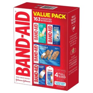 Band-Aid Brand Variety Pack Adhesive Bandages (163 Count) - Image 3