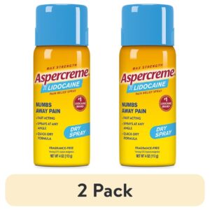 Aspercreme Max Strength Topical Numbing Pain Reliever Spray for Nerve Pain Relief, 4% Lidocaine, Odor Free, 4 oz - Image 12