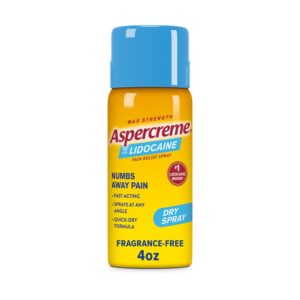 Aspercreme Max Strength Topical Numbing Pain Reliever Spray for Nerve Pain Relief, 4% Lidocaine, Odor Free, 4 oz - Image 13