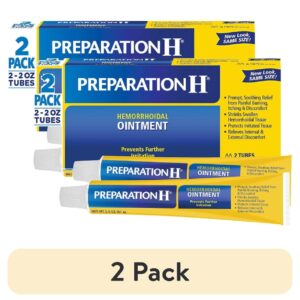 Preparation H Hemorrhoid Symptom Treatment Ointment, Itching, Burning & Discomfort Relief, Tube (1.0 oz) - 2 Pack - Image 7