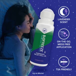 Biofreeze Overnight Pain Relief Roll-on, Back Knee Muscle Joint Arthritis Pain Relievers, 2.5 oz - Image 3