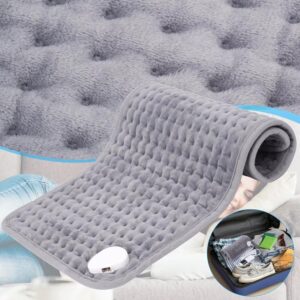 Heating Pad for Back Pain Relief, 15.7"x31.5" Electric Heating Pad with Auto Shut Off/LCD Controller, Heating Pad with 9 Heating Levels & 4 Timer Settings for Back Neck Shoulder Stress Cramps Relief - Image 6