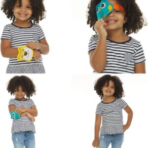 FOMI Kids Hot Cold Gel Ice Packs 2 Pack Multi-Use Fun Animal Designed Wrap for Head, Eyes, Elbow, Wrist, Ankle, Knee Pain Relief for Children Boo Boos, Fever, Sinus, Headache Reusable Compress - Image 4