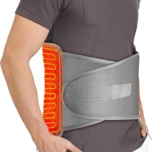 Heating Pad for Back, Electric Wrap Around Heating Pad for Period Cramps Lower Back Neck, Machine Washable Heat Pad with LCD Controller, 9 Heating Levels, 4 Gears Timing,12"x50" - Image 7