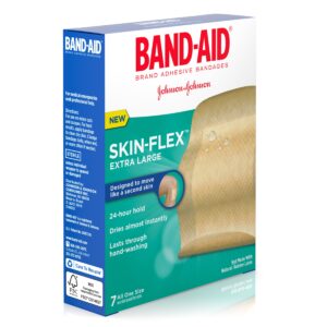 Band-Aid Brand Skin-Flex Adhesive Bandages, Extra Large Size, 7 ct - Image 6