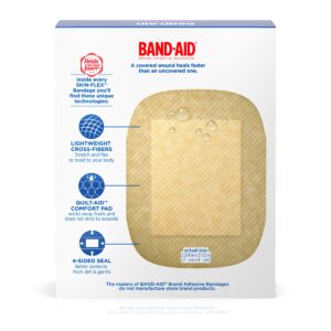 Band-Aid Brand Skin-Flex Adhesive Bandages, Extra Large Size, 7 ct - Image 8