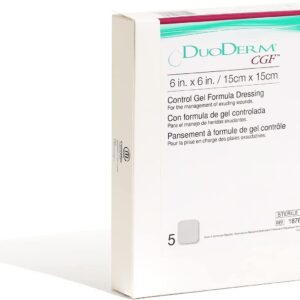 DUODerm Hydrocolloid Dressing CGF 6 X 6 Inch Square Sterile, 1 Dressing - 187661 - Image 4