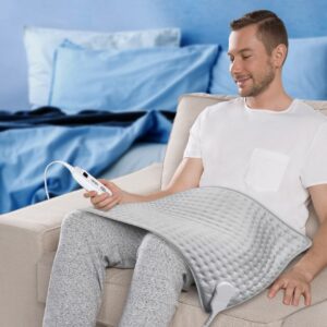 Equate XXL Electric Heating Pad, 6 Heat Settings with Auto Shut off, 18 x 33 in - Image 4