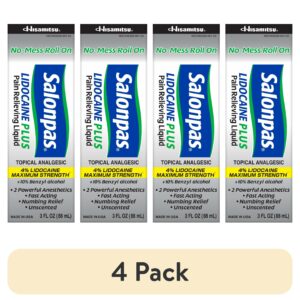 Salonpas Maximum Strength Lidocaine 4% Pain Relief Roll-on, 3oz - Image 11