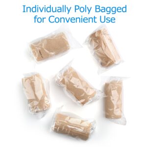LotFancy 6 Pack Self Adhesive Bandage Wraps, 4 in x 5 Yards Medical Tape - Image 4