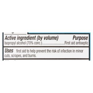 Equate 70% Isopropyl Alcohol Liquid, 16 fl oz - Image 4