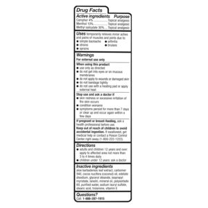 Equate Ultra Strength Pain Relieving Cream, 4 oz, Compare to Ultra Strenght Bengay® Active Ingredients - Image 3