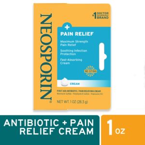 Neosporin + Pain Relief Dual Action First Aid Antibiotic Cream, 1 oz - Image 12