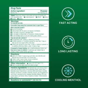 Biofreeze Pain Relief Gel, Back Knee Muscle Joint and Arthritis Pain Relievers, Menthol, 3 oz - Image 6