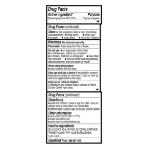 Equate Extra Strength Itch Relief Pump Spray for Skin Irritation, 2.5oz, Compare to Extra Strength Benadryl® Itch Cooling Spray Active Ingredient - Image 4