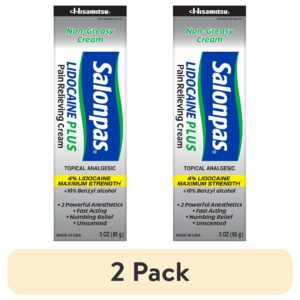 Salonpas Maximum Strength Lidocaine 4% Pain Relief Cream, 3oz - Image 10
