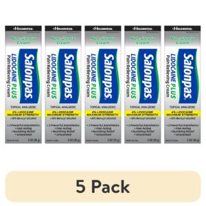 Salonpas Maximum Strength Lidocaine 4% Pain Relief Cream, 3oz - Image 11