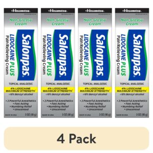 Salonpas Maximum Strength Lidocaine 4% Pain Relief Cream, 3oz - Image 12
