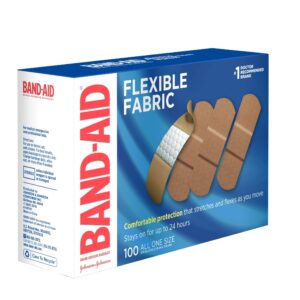 Band-Aid Flexible Fabric Premium Adhesive Bandages, 3/4" x 3", 100/Box - Image 3