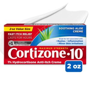 Cortizone-10 1% Hydrocortisone Anti Itch Cream for Eczema and Bug Bite Relief, Maximum Strength, 2 oz - Image 9