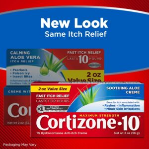 Cortizone-10 1% Hydrocortisone Anti Itch Cream for Eczema and Bug Bite Relief, Maximum Strength, 2 oz - Image 10