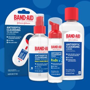 Band-Aid Brand Pain Relieving Antiseptic Cleansing Spray, 8 fl. oz - Image 6