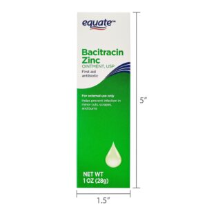 Equate Bacitracin Zinc USP Ointment, First Aid Antibiotic, 1 oz - Image 7