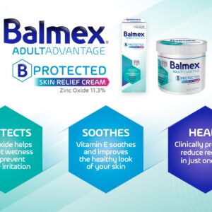 Balmex AdultAdvantage BProtected Skin Relief Adult Rash Cream, 3oz - Image 6