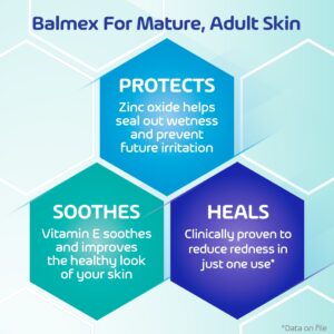 Balmex AdultAdvantage BProtected Skin Relief Adult Rash Cream, 3oz - Image 14