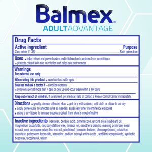 Balmex AdultAdvantage BProtected Skin Relief Adult Rash Cream, 3oz - Image 18