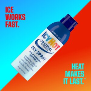 Icy Hot Original Pain Relief Dry Spray 4 oz. With 16% Menthol, Feel It Working Instantly - Image 3