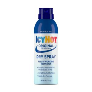 Icy Hot Original Pain Relief Dry Spray 4 oz. With 16% Menthol, Feel It Working Instantly - Image 9