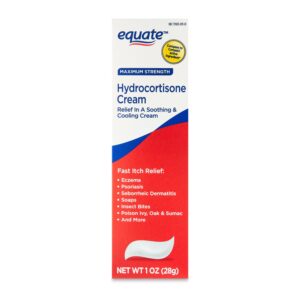 Equate Anti Itch Maximum Strength Hydrocortisone Cream, 1 oz, Compare to Cortaid® Active Ingredient - Image 4