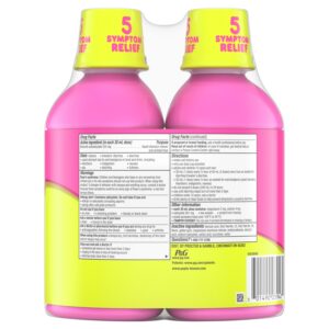 Pepto Bismol Liquid, Indigestion and Anti-Diarrhea Stomach Relief, Original, 2x16 Fl oz - Image 4