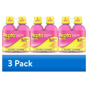 Pepto Bismol Liquid, Indigestion and Anti-Diarrhea Stomach Relief, Original, 2x16 Fl oz - Image 12