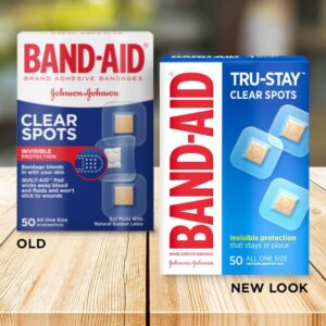 Band-Aid Adhesive Bandages Clear Spots All One Size - 50 count Each - Image 7