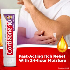 Cortizone-10 Intensive Moisture 1% Hydrocortisone Anti Itch Cream for Eczema and Bug Bite Relief, Maximum Strength, 1 oz - Image 13