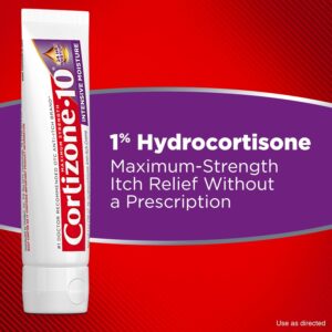 Cortizone-10 Intensive Moisture 1% Hydrocortisone Anti Itch Cream for Eczema and Bug Bite Relief, Maximum Strength, 1 oz - Image 14