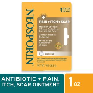Neosporin Pain, Itch & Scar First Aid Antibiotic Ointment, 1 oz - Image 1