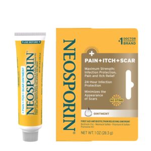 Neosporin Pain, Itch & Scar First Aid Antibiotic Ointment, 1 oz - Image 8