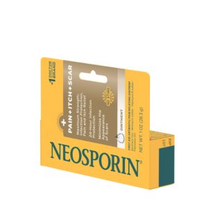 Neosporin Pain, Itch & Scar First Aid Antibiotic Ointment, 1 oz - Image 12