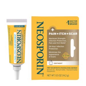 Neosporin Pain, Itch & Scar First Aid Antibiotic Ointment, 1 oz - Image 18