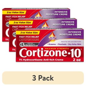 Cortizone-10 Intensive Moisture 1% Hydrocortisone Anti Itch Cream for Eczema and Bug Bite Relief, Maximum Strength, 2 oz - Image 9